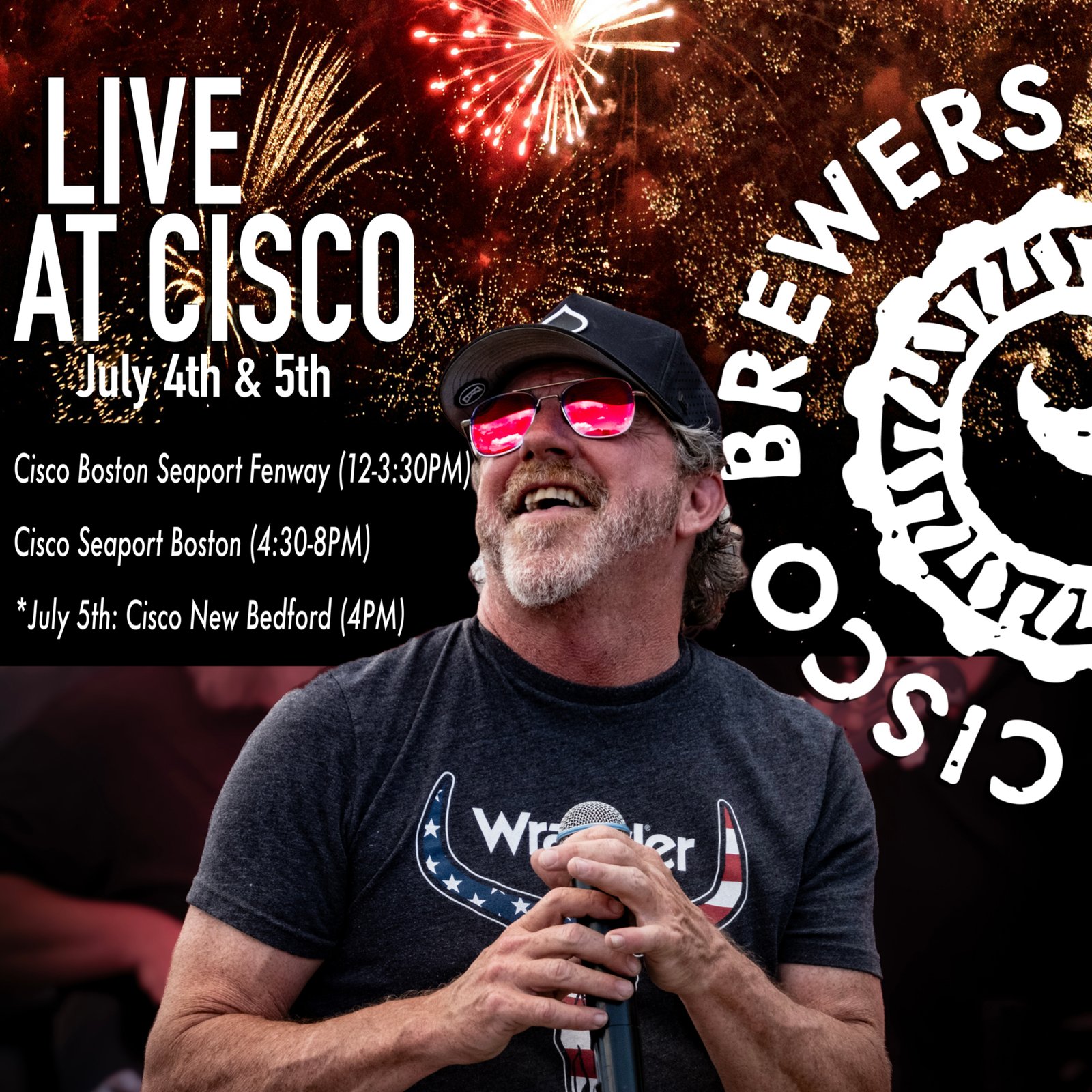 Shotdown Cisco brewers tour 2026 promo